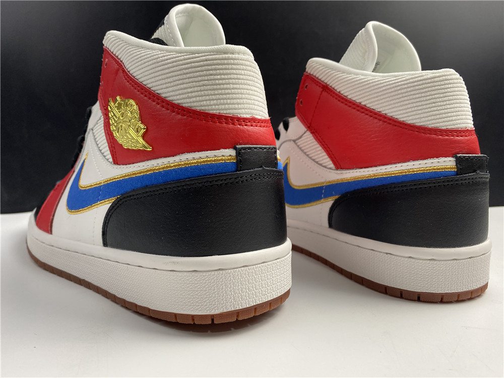 Jordan 1 Mid Releasing with Metallic Gold Wings Logo